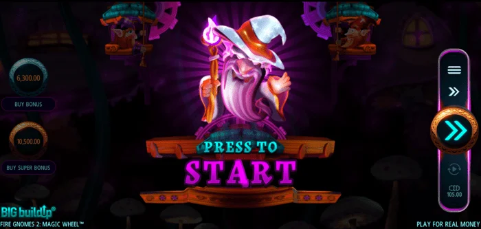 Fire Gnomes 2 Magic Wheel - início do jogo de bônus